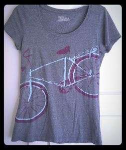 Sweet little bicycle shirt mossimo medium